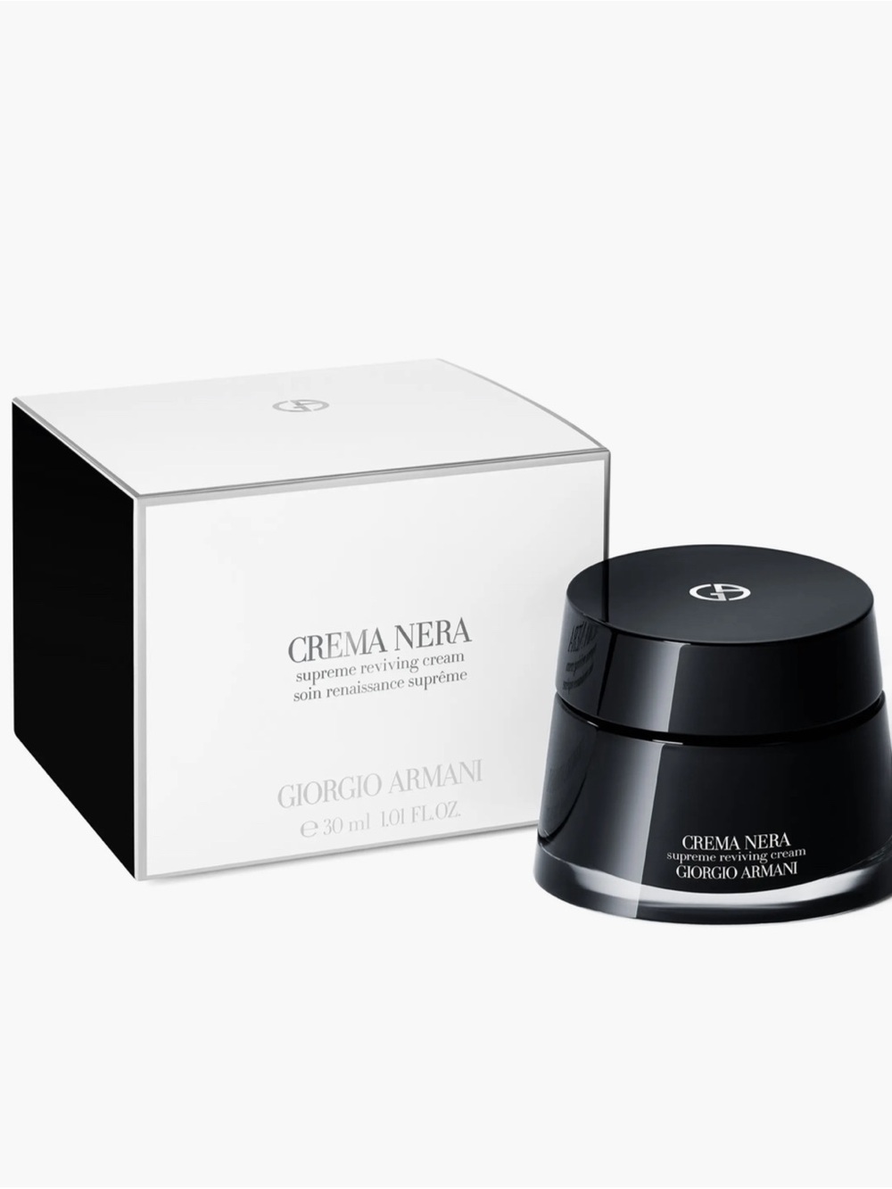 Giorgio Armani Crema Nera Reviving Cream - Black & White